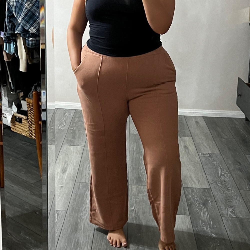 Abercrombie wide leg sweatpants
